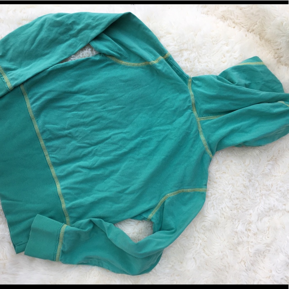 Mini Boden green girls hoodie 9-10, runs small - Picture 3 of 6